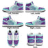 Metari 6T7 High Top Snekonz feat Stykonz Turquoise Mix Script | Hip Hop Streetwear Kicks - Stykonz Graffiti Streetwear